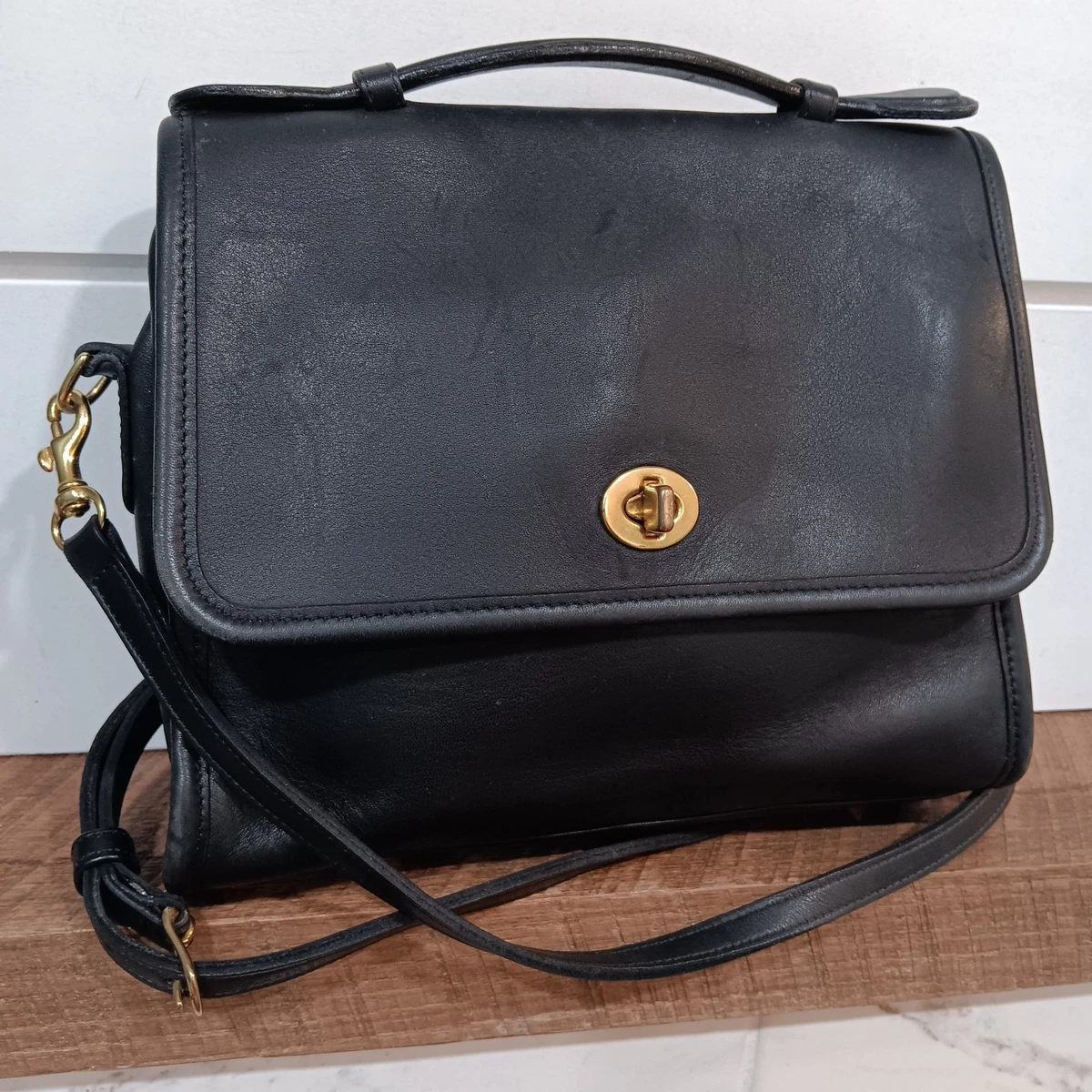 Coach Court Leather Exterior Shoulder Bag Bags & Handbags for