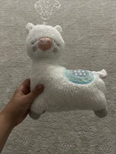 ADORE White Baby Cashmere Kid Goat Plush Stuffed Animal Toy New  12” NEW