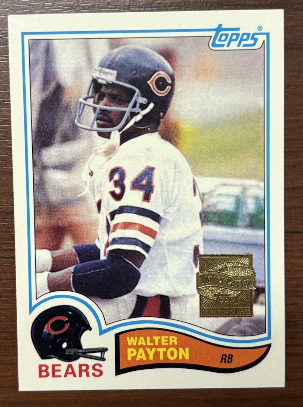 2001 Topps - Walter Payton Reprints Walter Payton #WP7 1982 Topps