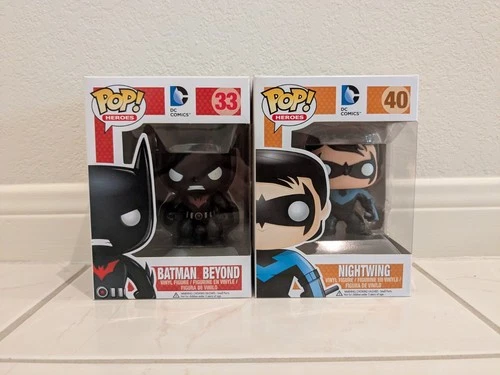 Funko Pop! Vinyl: DC Comics Heroes Nightwing #40, Batman Beyond #33