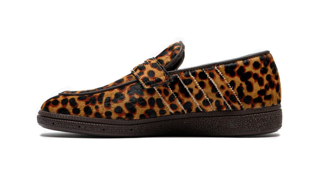 Adidas Handball Spezial Loafer Leopard Print Dark Brown KJ2526