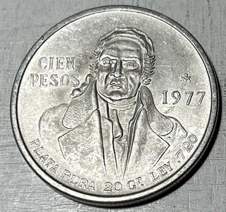 MESSICO 1977 SET 2 MONETE 100 PESOS .6428 ASW.