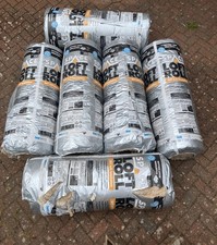 Knauf Glass Mineral Insulation Rolls - 100mm thick, 13.89m2/roll, partially cut