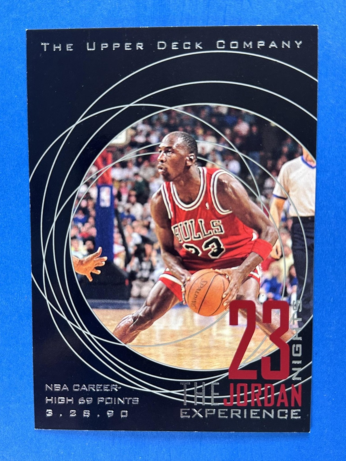1996 Upper Deck 23 Nights: The Jordan Experience 3x5 #18 Michael Jordan Bulls