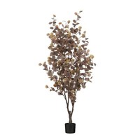 Mica Decorations Eukalyptus Kunstpflanze Im Blumentopf - H180 X Ø80 Cm - Bronze