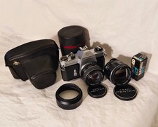 Pentax Spotmatic F + 50mm f/1.4 + Takumar 85m...