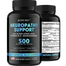 Neuropathy Support Natural Nerve Discomfort Relief - - Nerve Antioxidant for...