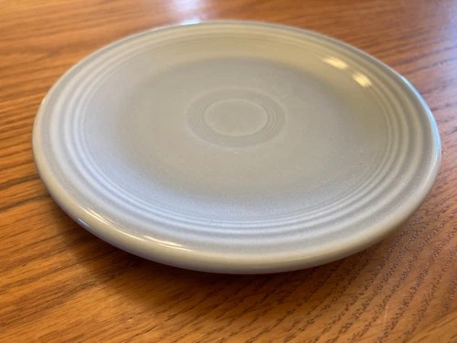 Vintage Fiestaware - 1950s 6" bread and butter plate in original gray (1951-59)