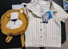 Tommy Bahama Boys 3t Shirt W/backpack