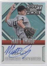 2014 Prizm Perennial Draft Picks Prospect Signatures Silver Matt Imhof Auto 0a1