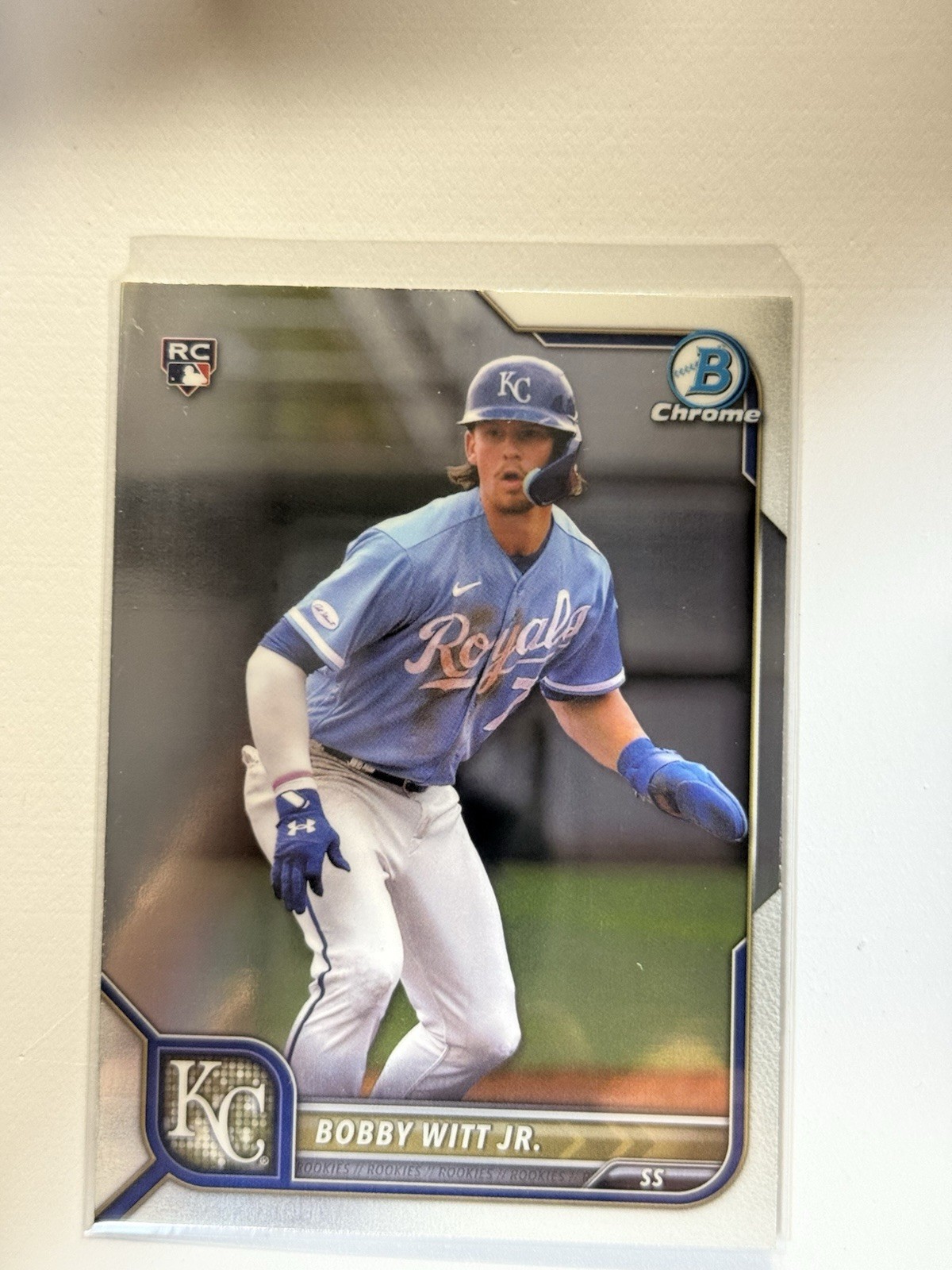 2022 Bowman Chrome - Bobby Witt Jr. #77 (RC)