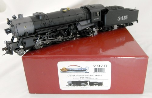 Escala HO USRA Heavy Pacific 4-6-2 Loco con CCC y sonido - ATSF #3415 - BLI #2920 | Condition: New