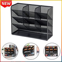Schreibtisch Organizer Stiftehalter AblagefäCher Mesh Eisen Tischorganizer BüRo