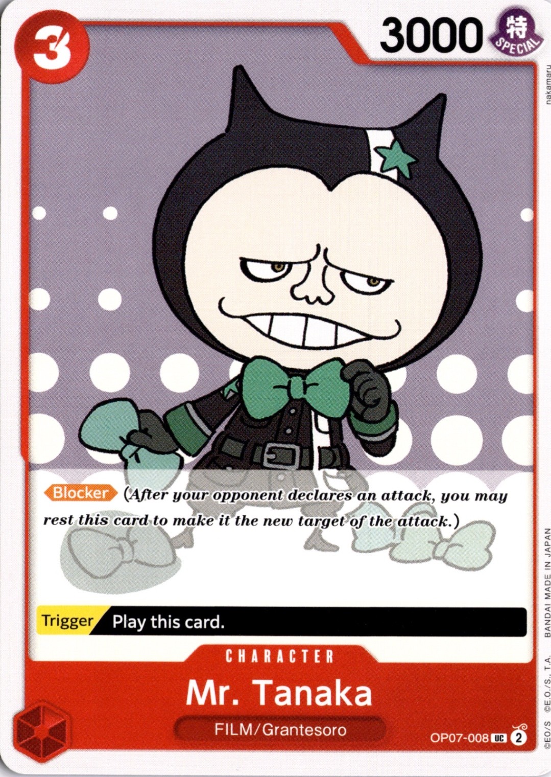Mr. Tanaka UC 500 Years in the Future OP07-008 One Piece TCG