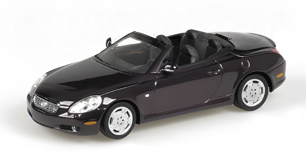 Minichamps 400166132 LEXUS SC430 CABRIOLET 2001 PURPLE METALLIC Modellauto 1:43