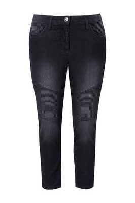 Angel of Style Damen große Größen Jeans Slim Fit Patch Look 5 Pocket 834076