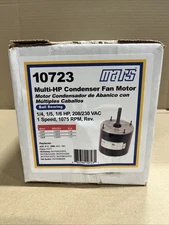 MARS 10723 Multi-HP Condenser Fan Motor 1/6-1/4 HP 208 to 230V, 1 Speed