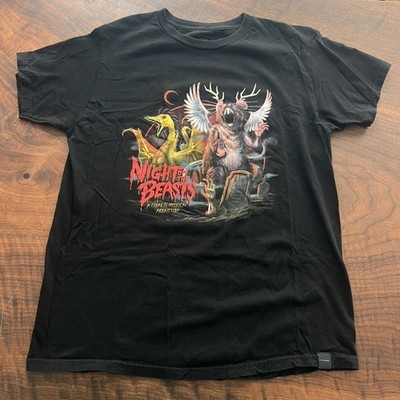 Cloak Brand GMM Collab ''Nights Of The Beast'' Tshirt Sz M