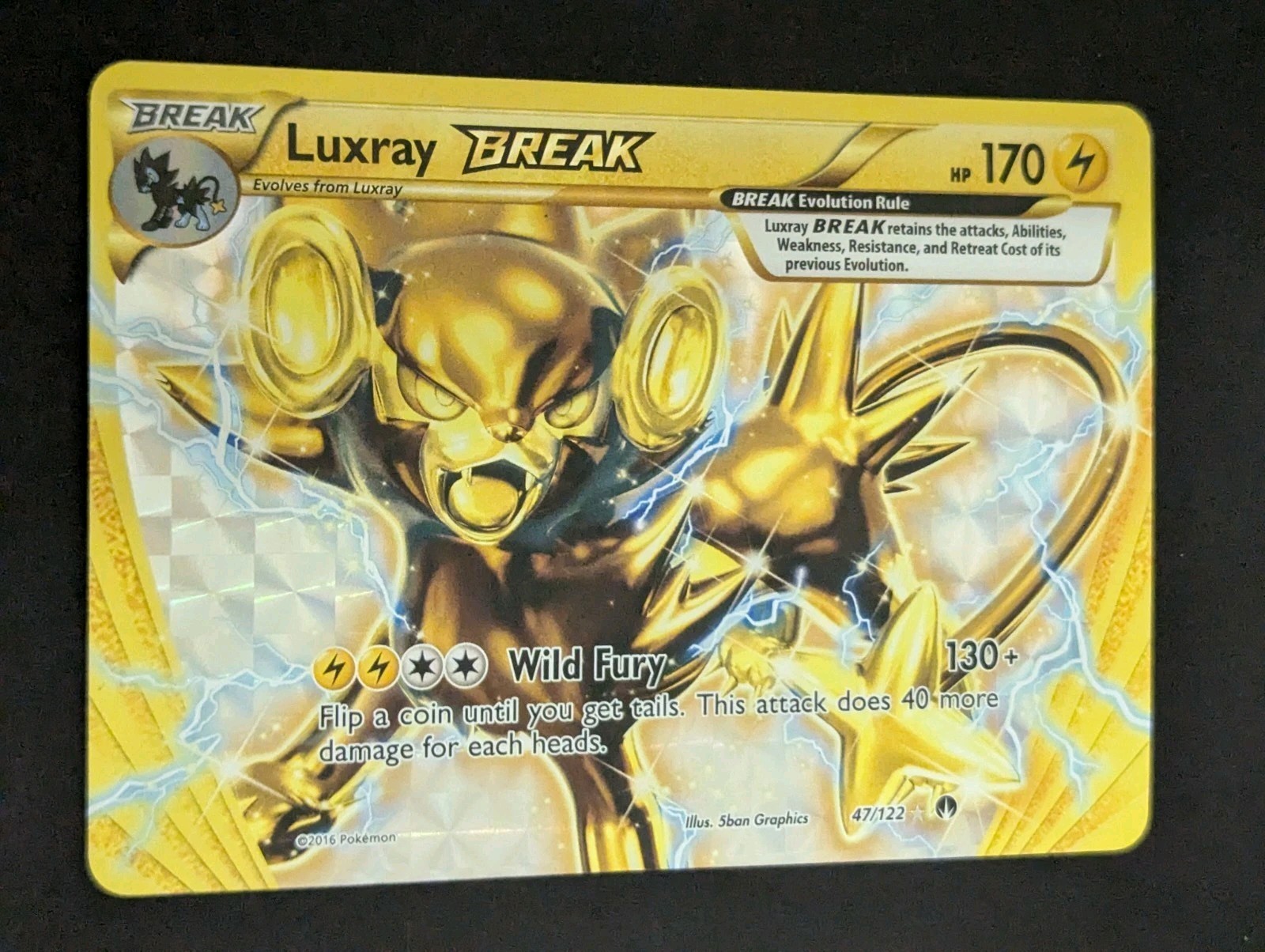Pokemon BREAKpoint Luxray BREAK 47 NM or Better
