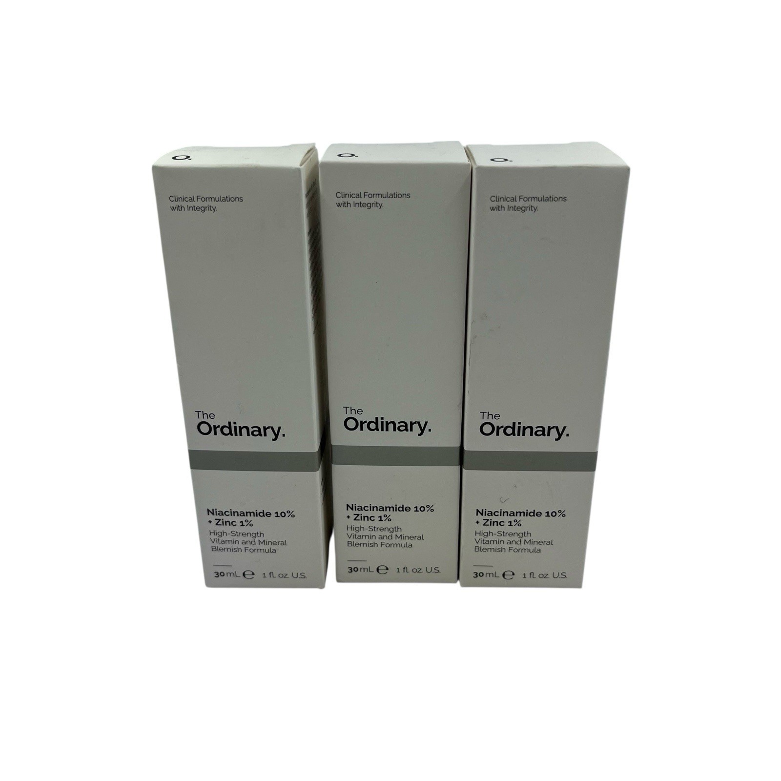 The Ordinary Niacinamide 10% Zinc 1% High Strength Vitamin Blemish Formula Lot 3