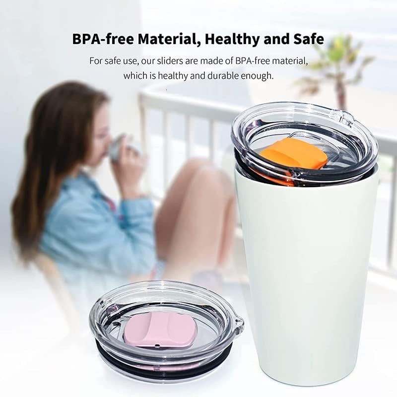 Rambler Magslider Replacement Lid 30Oz 2Pack, Magnetic Tumbler Lid Fit for Yeti