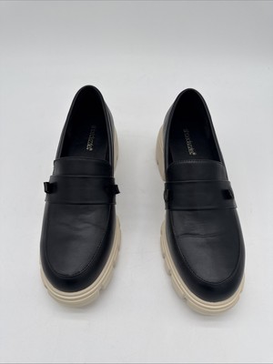 Shoedazzle Elia Black Clog Shoes Women's Size 11