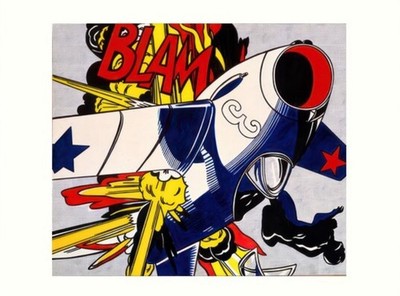 Roy Litchenstein Blam Druck ungerahmt 40x50cm