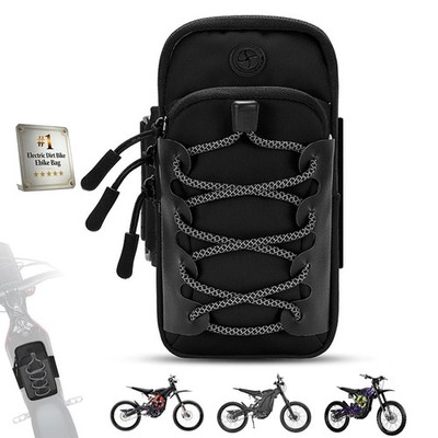 Electric Dirt Bike Bag for EBike Phone Pouch, Front Storage for Talaria