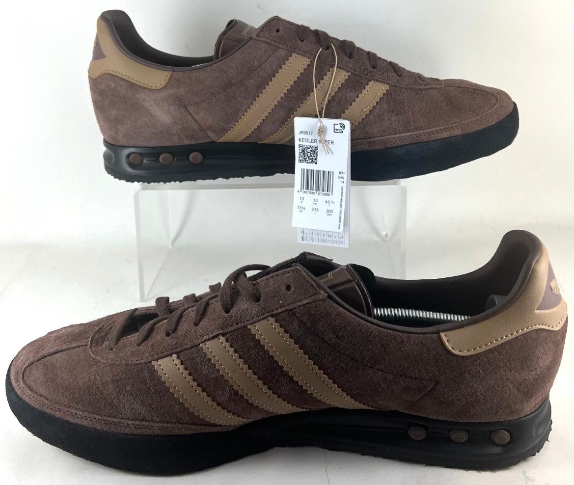 Adidas Originals Kegler Super Brown/Black Trainers-Size 6-100percent Genuine-RRP £150 image 7