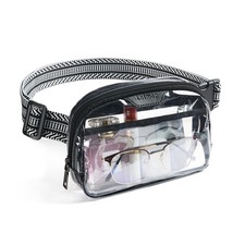 Clear Belt Bag Stadium Approved Waist Pack for Men Women Travel, Hiking