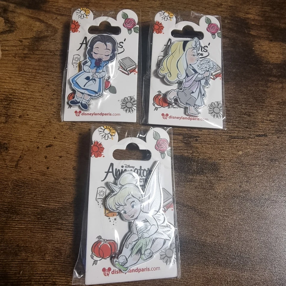 Disneyland Paris Animators Doll Collection Disney Pin New & Sealed DLP Princess - Image 4 of 4