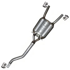 Direct fit Exhaust Resonator Pipe fits: 2002-2005 A4 Quattro 1.8L Turbo