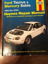 Haynes Ford Taurus & Mercury Sable  1996-2005 Repair Manual 36075