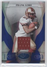 2008 Leaf Certified Materials Mirror Blue Materials 23/50 Frank Gore #122 9ap