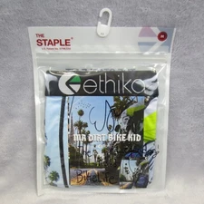 Ethika MR DIRT BIKE AUTOGRAPHED + NOTE Mens Sz M The Staple Fit Boxer Briefs NWT
