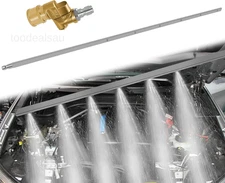 39'' Car Radiator Cleaning Wand, 25° Fan Nozzle Genie silvery