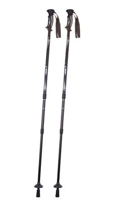 Trekkingstöcke Vivo schwarz-silber   Nordic Walking Stöcke 67 135 cm Wandern