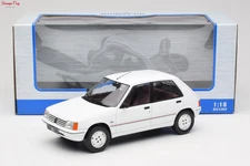 Peugeot 205 1984 White 1:18 Model Car Group