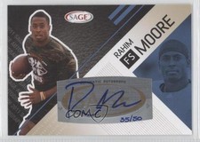 2011 SAGE Platinum Auto 35/50 Rahim Moore #A-34 Auto 0a1