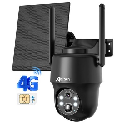 ANRAN 3G/4G LTE Überwachungskamera Aussen Unterstützung SIM-Karte,PTZ Kamera