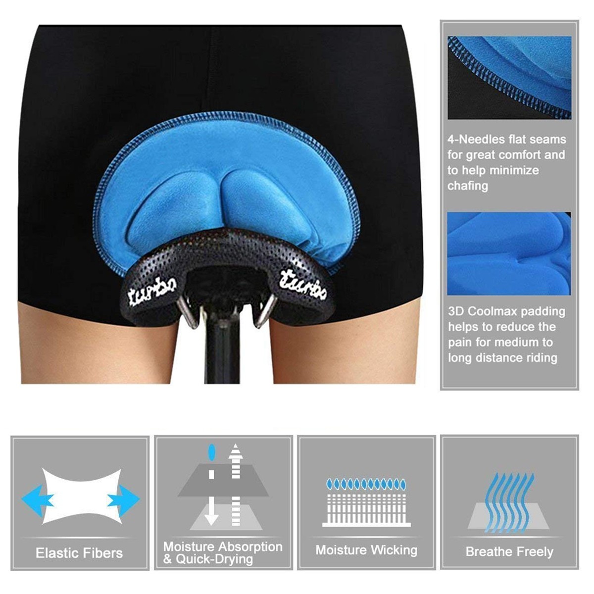 Set Maglia Ciclismo Pile Uomo Invernale Tuta Bici Corsa MTB Pantaloni Imbottiti foto 5