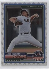 2023 Panini USA Baseball Stars & Stripes White Prizm 87/99 Adam Hachman #51 fm0