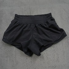Lululemon Shorts Womens 2 Black Hotty Hot Act...