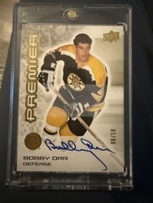 2024-25 Upper Deck Premier Auto Gold /10 Bobby Orr  Boston Bruins #96