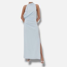 Proenza Schouler Women's Blue Matte Double Crepe Devyn Dress Size 0