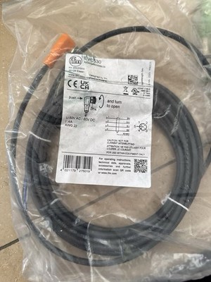 ifm EVC530 M12 5m Anschlusskabel Sensor Kabel right angle NEU OVP
