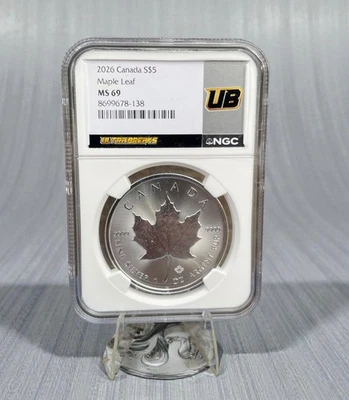 Canadian Maple Leaf MS 69 Silver Bullion Coins for sale | eBay