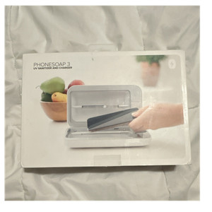 PhoneSoap 3 UV Sanitizer and Charger White Universal USB-A USB-C 2 Ports
