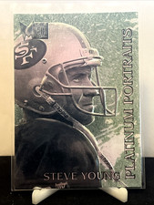 STEVE YOUNG 1996 FLEER METAL PLATINUM PORTRAITS 49ers HOF QB