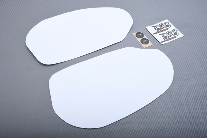 Grip adhesive de reservoir transparent premium pour Suzuki TLS 1000